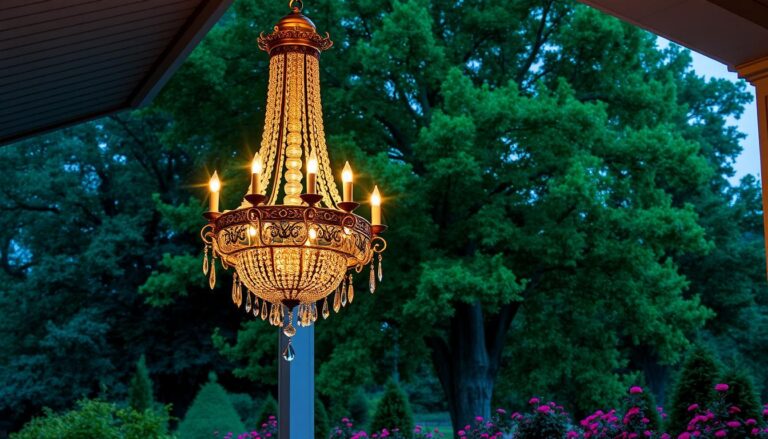 exterior chandelier lighting