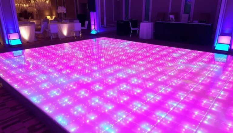 led dance floor